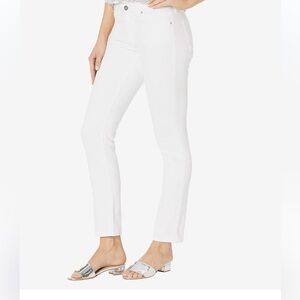 BNWT AGOLDE “The Prima Ankle” white denim. 28” inseam sz 27